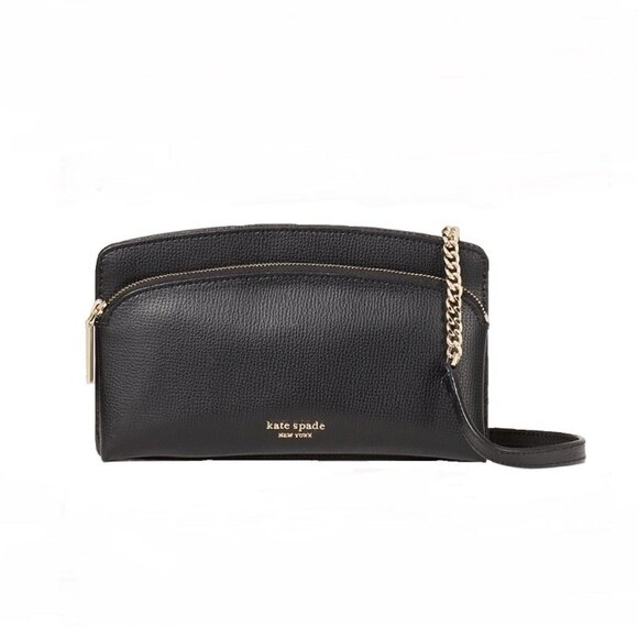 kate spade Handbags - ♠️ kate spade ♠️ Sylvia East West Phone Crossbody, Black + Gold